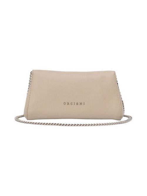 borsa donna gossip in pelle avorio e dettagli palladio Orciani | B02169-NAPPA CHAINNUDE PALLADIO